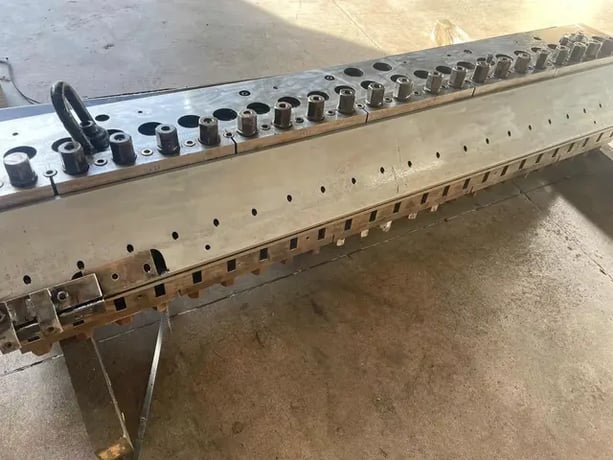 78" sheet extrusion die, .050 to .120 gauge, ran PVC & EVA, 2010 - Image 2
