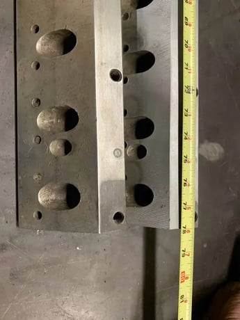 78" sheet extrusion die, .050 to .120 gauge, ran PVC & EVA, 2010 - Image 7