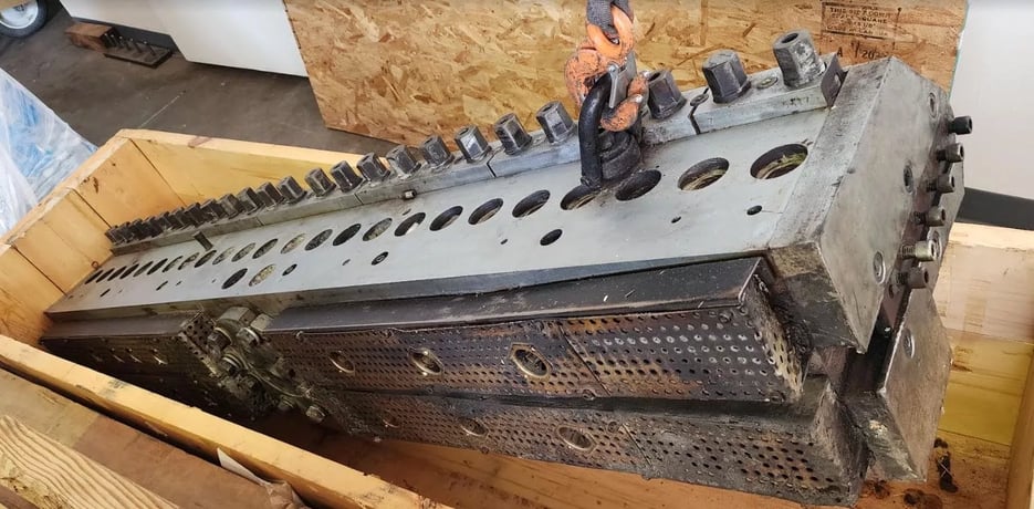 78" sheet extrusion die, .050 to .120 gauge, ran PVC & EVA, 2010 - Image 9