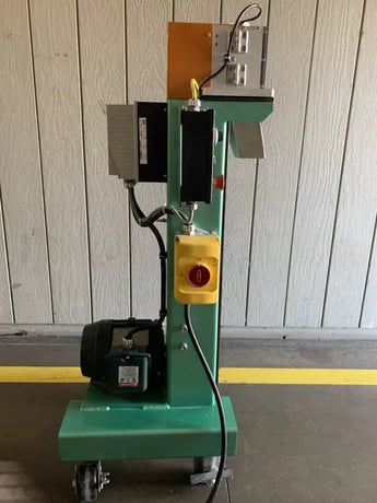 Bay Plastics #BP50, strand pelletizer, 50mm cutting chamber, 2 HP, 80-1,000 RPM, 1/8" pellet length, 2016 - Image 3