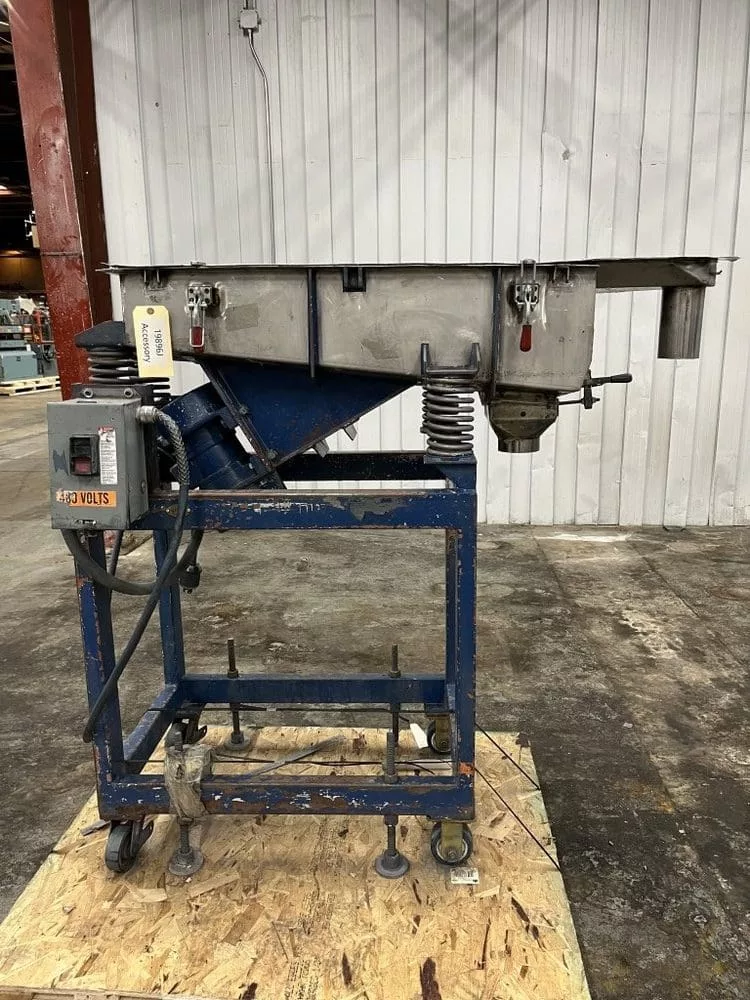 7" air knife classifier, 3 HP, 54" high - Image 8