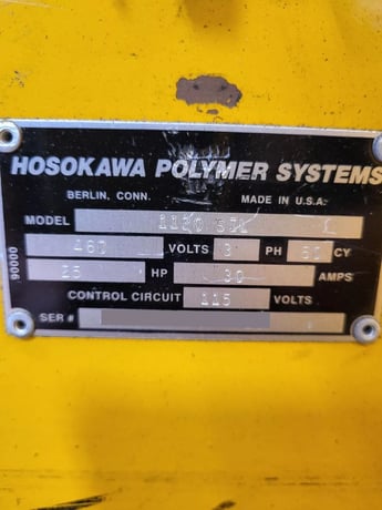 Hosokawa Polymer Systems #1120SIL, granulator, 25 HP, 2008 - Image 5