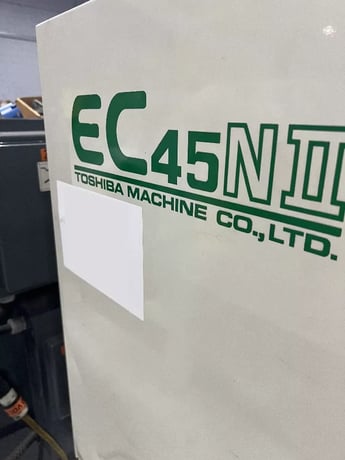 44 Ton, 1.23 oz., Toshiba #EC45N-II, injection molding machine, 12.6" x 12.6" tie bars, V30 Control, 2010 - Image 8