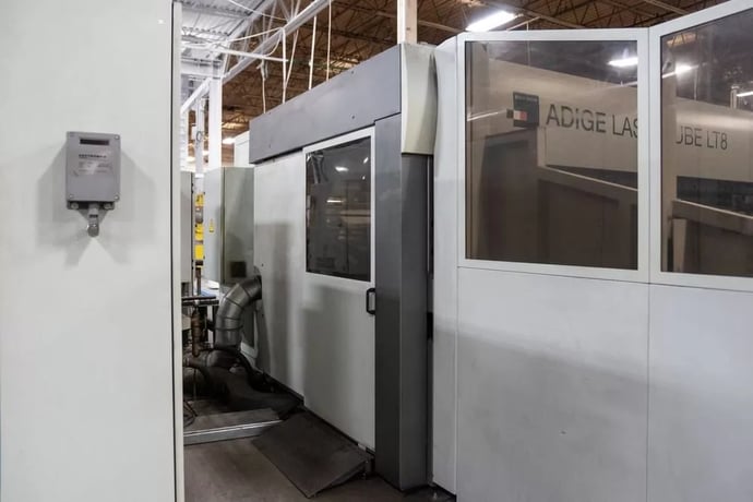 BLM #LT8, CNC CO2 tube laser cutting system, 3,500 watt, 0.5"-8.5" round tube, Rofin DC 035 resonator - Image 7