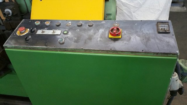 14" x 17" Behringer #HBP340A, automatic horizontal band saw, 6.25 HP, chip conveyor, coolant, roller table - Image 6