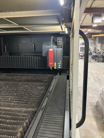 Mitsubishi #ML4020GX-F80, CNC fiber laser cutting system, 8,000 watt, 6.5' x 13.1' table, 1,412 hours - Image 8