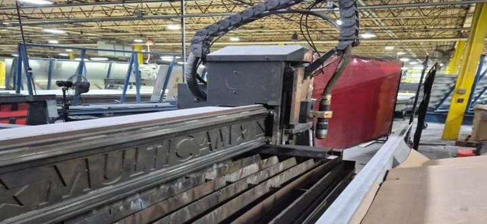 Multicam #6000-Series, CNC plasma cutting system, 8' x 19' table, Hypertherm HPR130 XD, Auto Multigas Control - Image 5