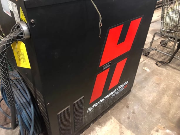 Messer #PlateMaster-II, CNC plasma cutting system, 9' x 21' table, HPR260XD, 1-1/4" plasma, 6" oxy fuel - Image 4