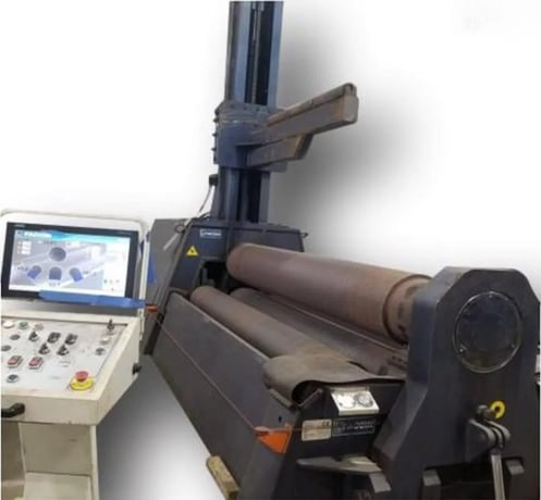 120" x 1-7/16" Faccin #4HEL-3146, 4-roll hydraulic plate bending roll, 441 Ton, 18.11" top roll, 60 HP, 2016 - Image 5