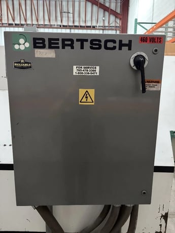 120" x 1" Bertsch #100-10, 4-roll plate bending roll, 17" top roll, 1" pre-bend capacity, 2018 - Image 9