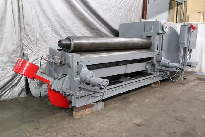 10' x .547" Bertsch #M-10240, plate bending roll, 13" rolls, boiler duty rated - Image 1