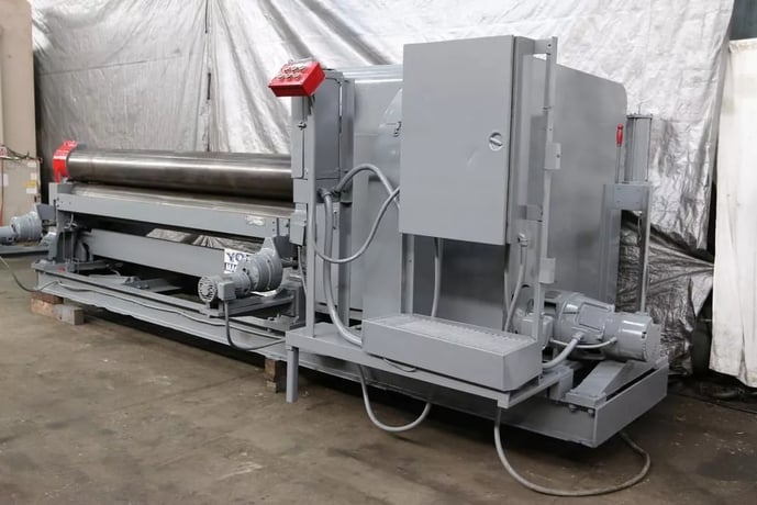 10' x .547" Bertsch #M-10240, plate bending roll, 13" rolls, boiler duty rated - Image 2