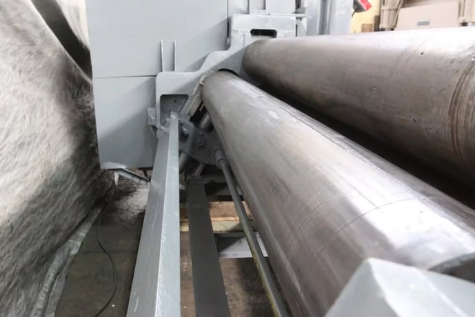 10' x .547" Bertsch #M-10240, plate bending roll, 13" rolls, boiler duty rated - Image 6