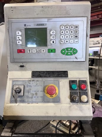 120 Ton, Durma #HAP-37120, hydraulic press brake, 12' overall, 122.05" between housing, 6.1" stroke, 13.78" - Image 3