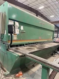 1/2" x 14' Accurshear #850014, hydraulic shear, 48" back gauge, 12" gap, 40 HP, 2001 - Image 2