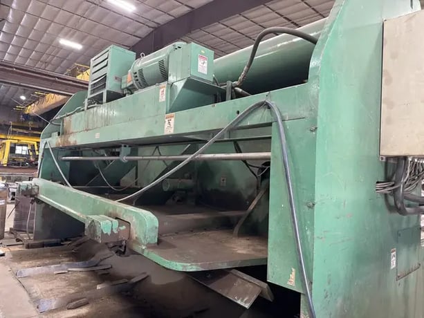 1/2" x 14' Accurshear #850014, hydraulic shear, 48" back gauge, 12" gap, 40 HP, 2001 - Image 5
