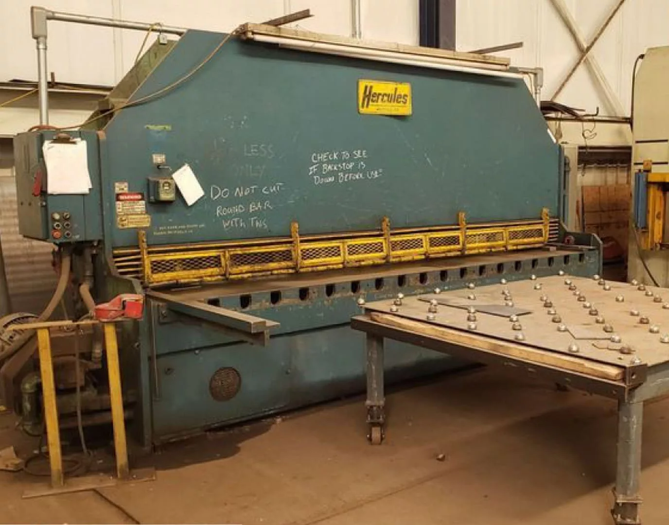 1/2" x 12' Hercules, power squaring shear - Image 1