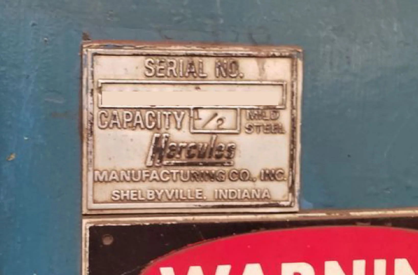 1/2" x 12' Hercules, power squaring shear - Image 3