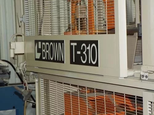 30 Ton, Brown #T-310, vertical trim press, 12.25" x 40" window opening, 13.5" max stroke, variable speed drive - Image 4