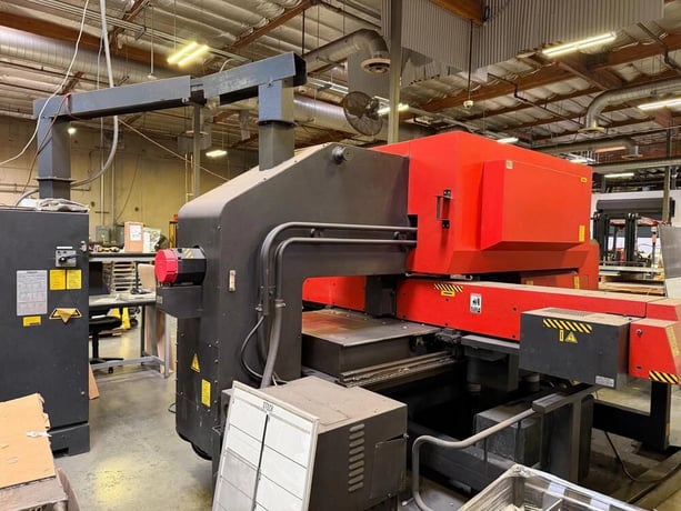 33 Ton, Amada #Pega 357, CNC Turret Punch, 58 Stations, 50" x 72" Travels, 1/4" Capacity, 04PC Control, 1997 - Image 7