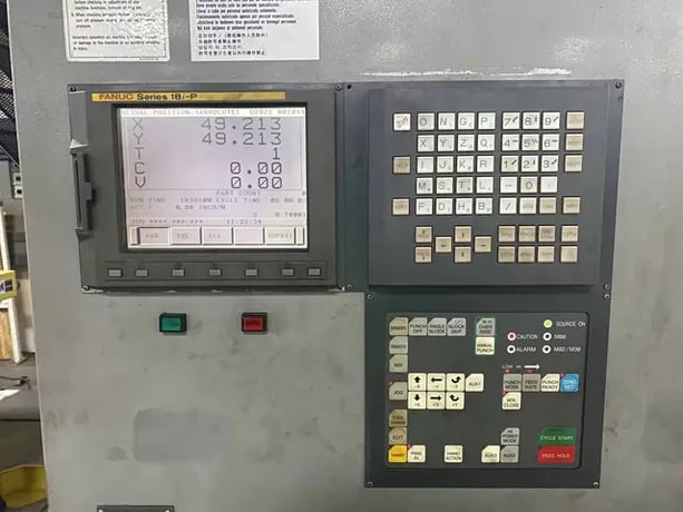 22 Ton, Murata #Motorum-2044, CNC Turret Punch, 22 Stations, 49" x 49" Sheet, 1/4" Max Thickness, Fanuc - Image 3