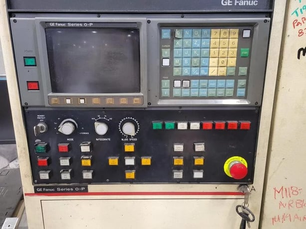 33 Ton, Lvd Strippit #1250H/20, CNC Turret Punch, 42 Stations, 60.5" x 160" Sheet, Fanuc O-P, 1992 - Image 2