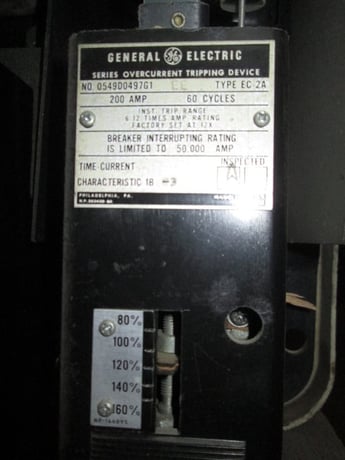 225 Amps, General Electric, AK-2-15-2, manually operated, F/M - Image 3
