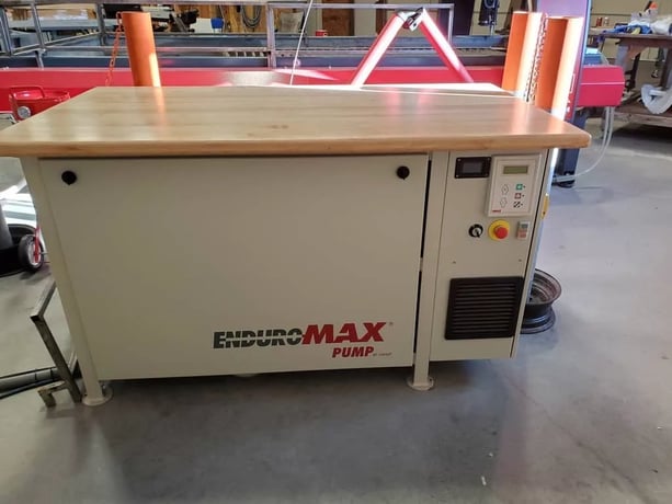 Omax #Maxiem-1530, CNC waterjet cutting system, 5.2' x 10' table, 40 HP pump, 60,000 PSI, Intelli-Max - Image 10