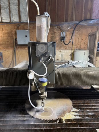 Multicam #V-Series, CNC waterjet cutting system, 5' x 10' table, 30 HP pump, 60,000 PSI, 2012 - Image 6