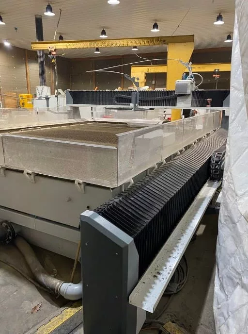 Flow #Mach-500-4060, CNC waterjet cutting system, 13.6' x 20' table, 50 HP pump, 94,000 PSI, Flow PC Based - Image 3