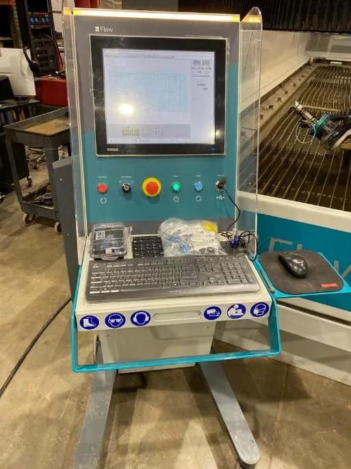 Flow #Mach-500-4060, CNC waterjet cutting system, 13.6' x 20' table, 50 HP pump, 94,000 PSI, Flow PC Based - Image 6