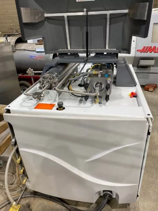 Flow #Mach-500-4060, CNC waterjet cutting system, 13.6' x 20' table, 50 HP pump, 94,000 PSI, Flow PC Based - Image 8