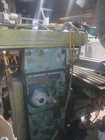 Cincinnati #205-12, Horizontal Milling Machine, variable-speed spindle, power table feeds, Cimtrol control - Image 6
