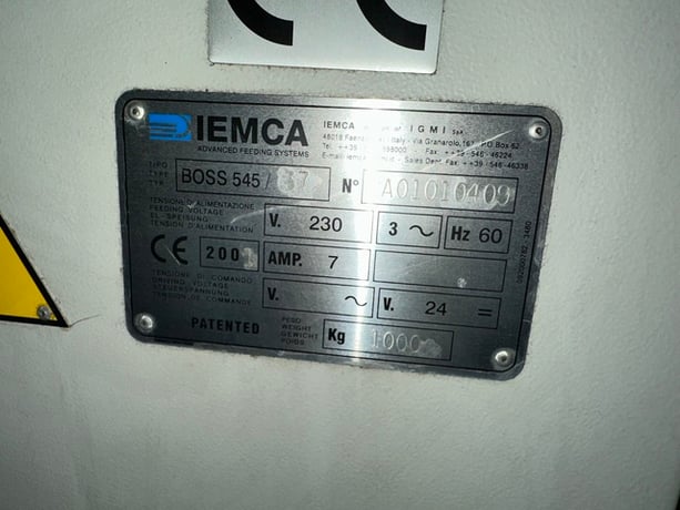 Iemca Boss #545/37, Bar Feed, 3/16"- 1-5/8" diameter, 146" L - Image 7