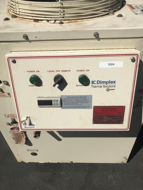 0.5 Ton, Dimplex Thermal Solutions #50AC, Chiller, 6000 BTUH, R-22, 20 GPM - Image 4