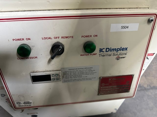 0.5 Ton, Dimplex Thermal Solutions #50AC, Chiller, 6000 BTUH, R-22, 20 GPM - Image 7