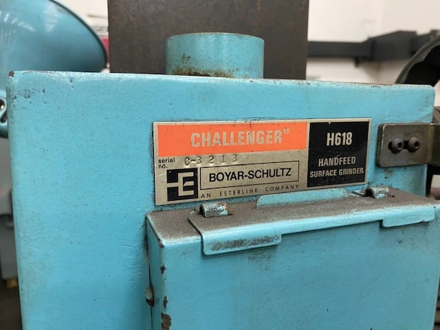 6" x 18" Boyar-Schultz #H618, Surface Grinder, 1 HP, 6" wheel - Image 3