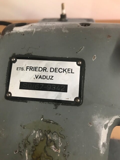 Deckel #SO, Single Lip Tool Grinder, 5/8" capacity, 4500 RPM, - Image 4