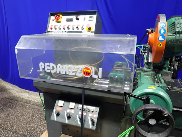 12" Pedrazzoli #SB 350 AP, Automatic Circular Cold Saw, 2 HP, 1680 RPM, extra blades, 2014 - Image 5