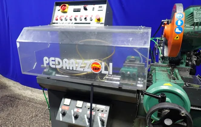 12" Pedrazzoli #SB 350 AP, Automatic Circular Cold Saw, 2 HP, 1680 RPM, extra blades, 2014 - Image 7