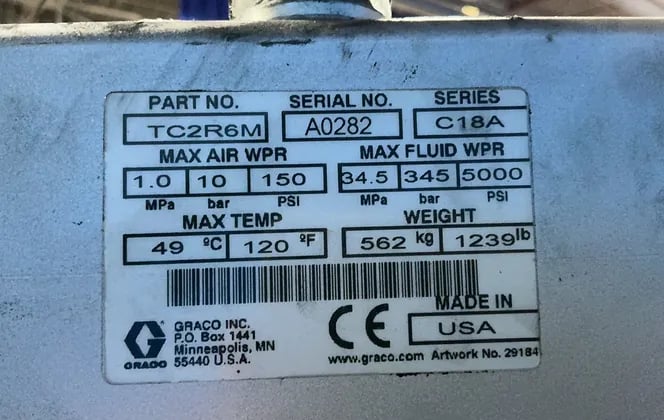 Graco #C18A, Sealer Pump - Image 9