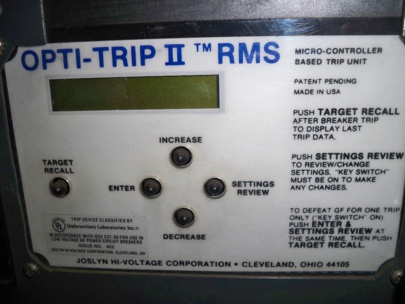 1600 Amps, Westinghouse, DS-416S, manually operated, drawout - Image 3