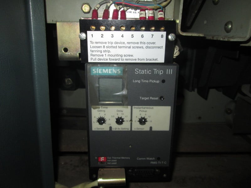 1600 Amps, Allis-Chalmers, LA-1600, electrically operated, manually operated, drawout - Image 2