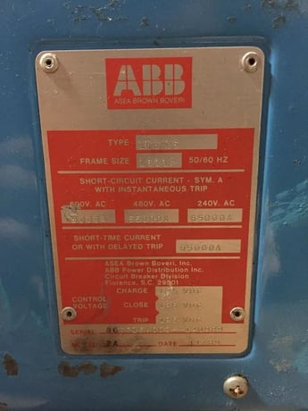 1600 Amps, ABB, LKE-16, electrically operated, drawout - Image 2