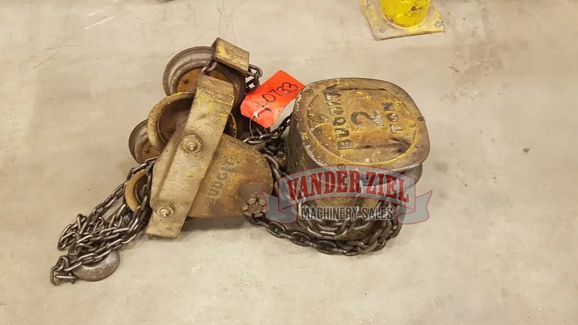 2 Ton, Budgit Chain Fall Hoist - Image 1