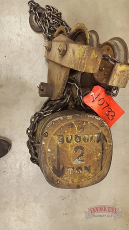 2 Ton, Budgit Chain Fall Hoist - Image 2