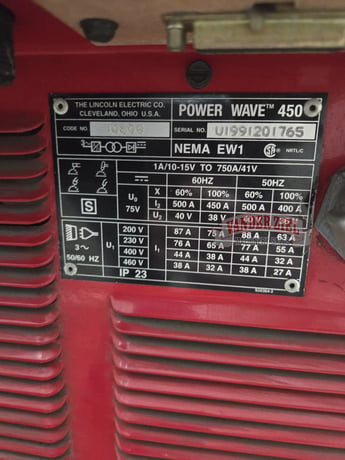 Lincoln #Power-Wave-450, Welder - Image 2