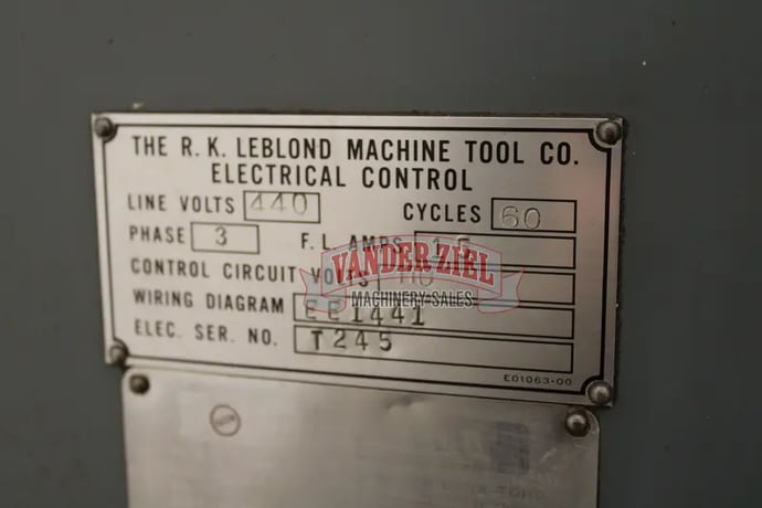20" x 60" LeBlond Servo Shift Lathe - Image 5
