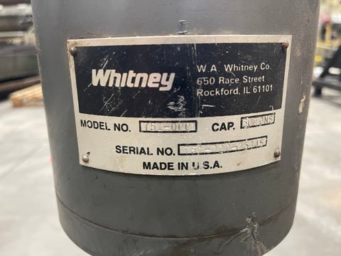 50 Ton, Whitney #751-000, C-Frame Press - Image 6