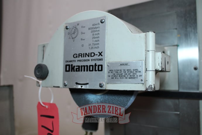 6" x 18" Okamoto Hydraulic Surface Combustion Grinder - Image 2